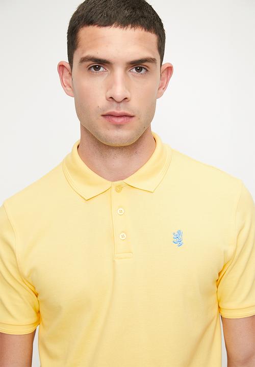 Pringle of Scotland - Austyn new core golfer - lemon