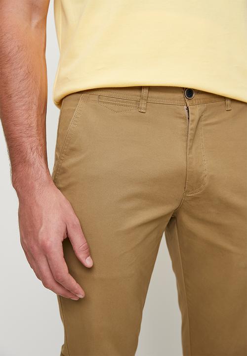 Pringle of Scotland - Jorge tailored fit chinos - khaki