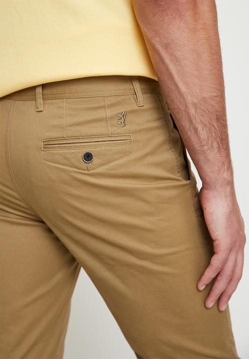 Pringle of Scotland - Jorge tailored fit chinos - khaki