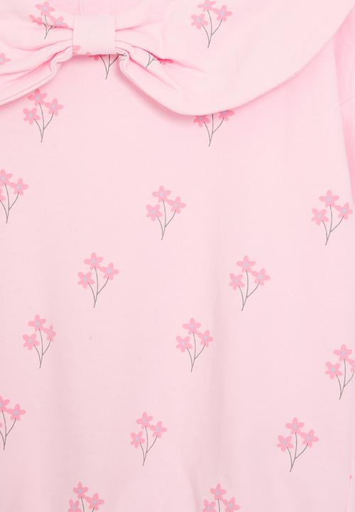 Pop Candy - Peter pan collar sweat top-pink