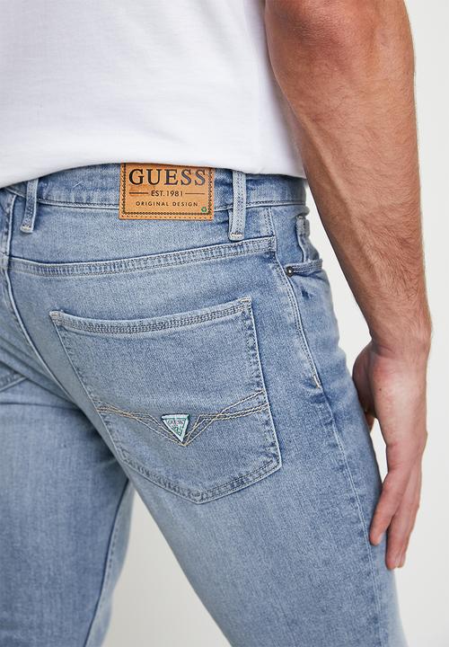GUESS - Mns finn light wash super skinny