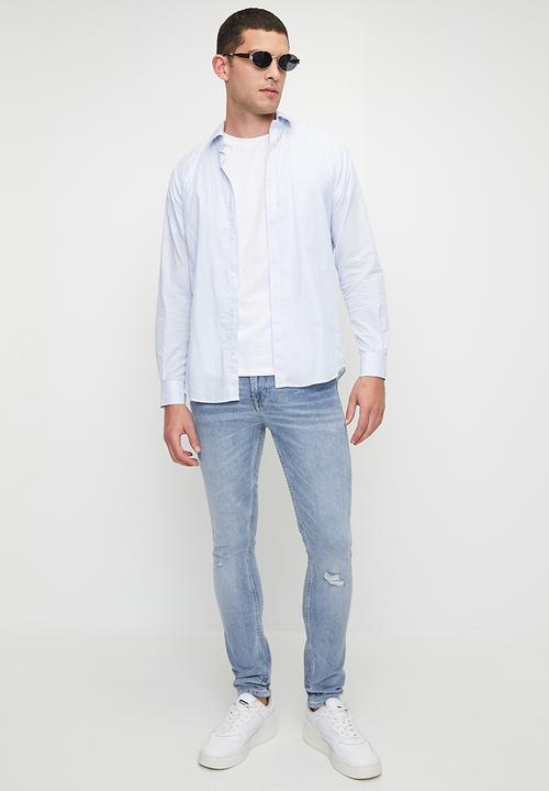 GUESS - Mns finn light wash super skinny