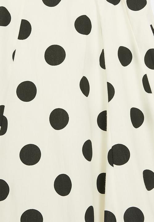 Pop Candy - Polka dot dress-black& white