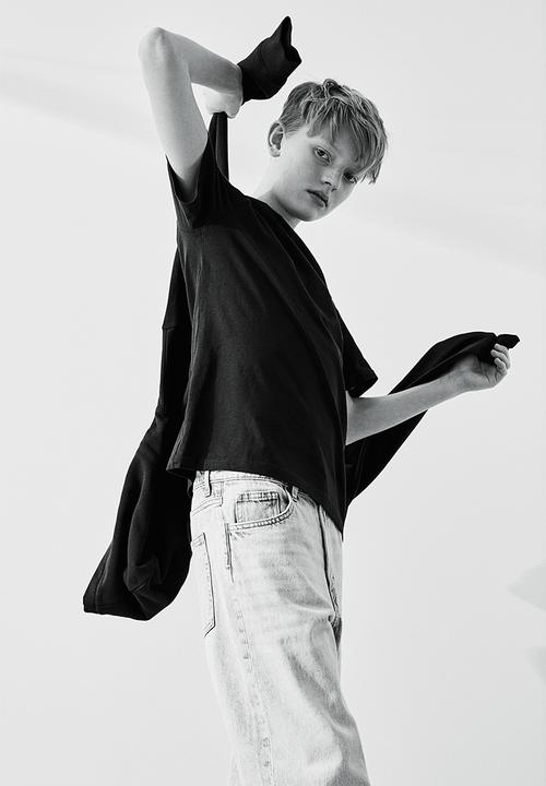 H&M - Cotton t-shirt - navy blue