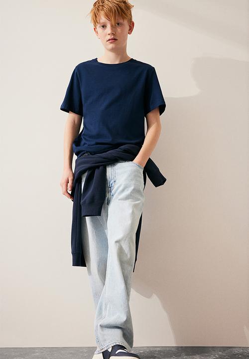 H&M - Cotton t-shirt - navy blue