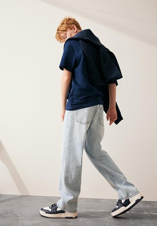 H&M - Cotton t-shirt - navy blue