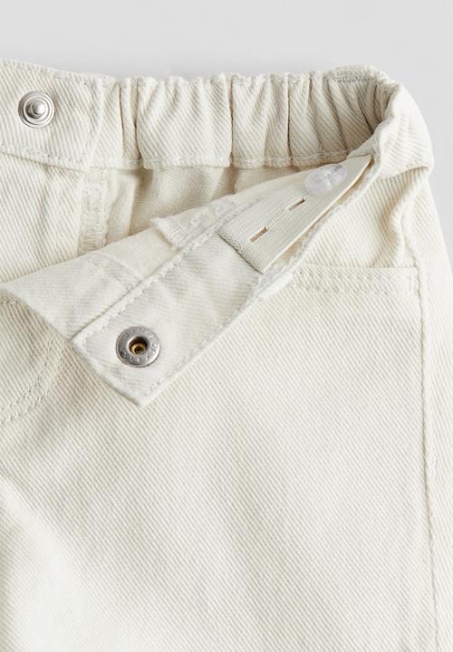 H&M - Denim shorts - white