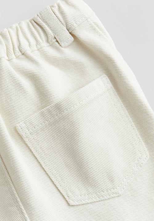 H&M - Denim shorts - white