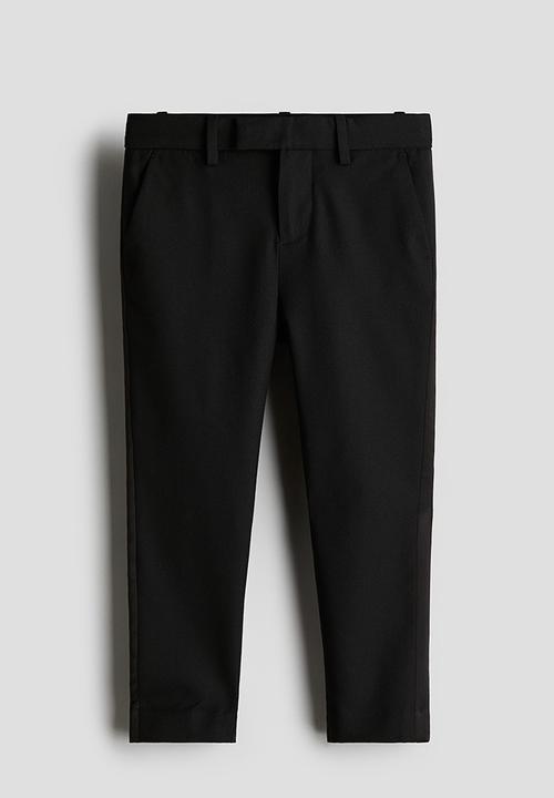 H&M - Tuxedo trousers - black