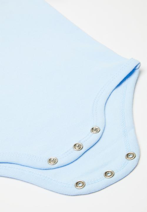 Pop Candy - Collared romper-light blue