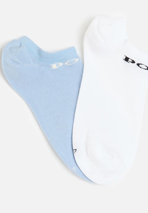 POLO - Polo cotton - White & blue