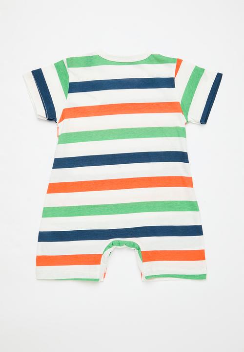 Pop Candy - Striped romper - multi