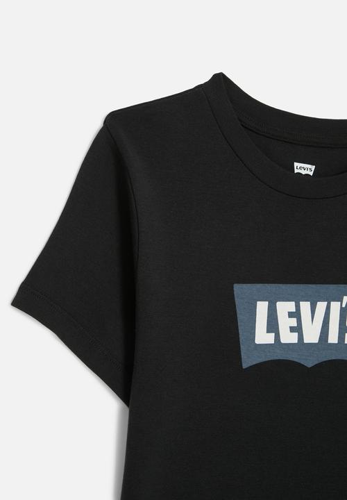 Levi’s® - Gr Essential Sporty Tee Ess Vintage Batwing B/Vi Caviar - black