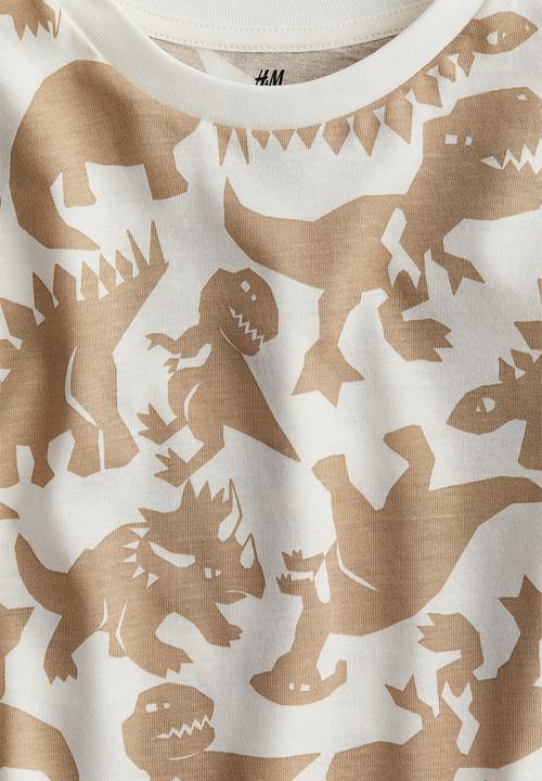 H&M - Printed T-shirt - white,multi