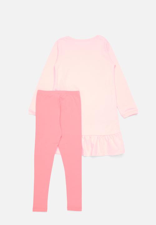 Pop Candy - Printed top & legging set - pink