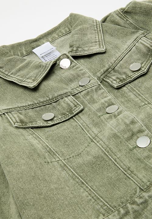 Pop Candy - Trucker jacket & skirt set - green 