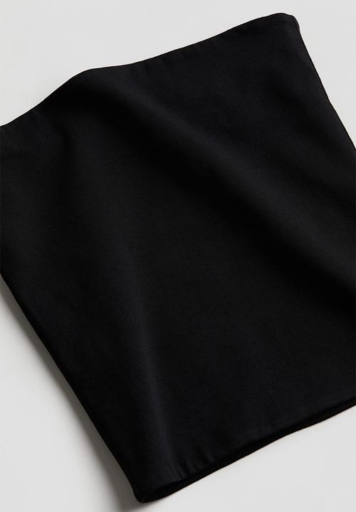 H&M - Jersey tube top - black