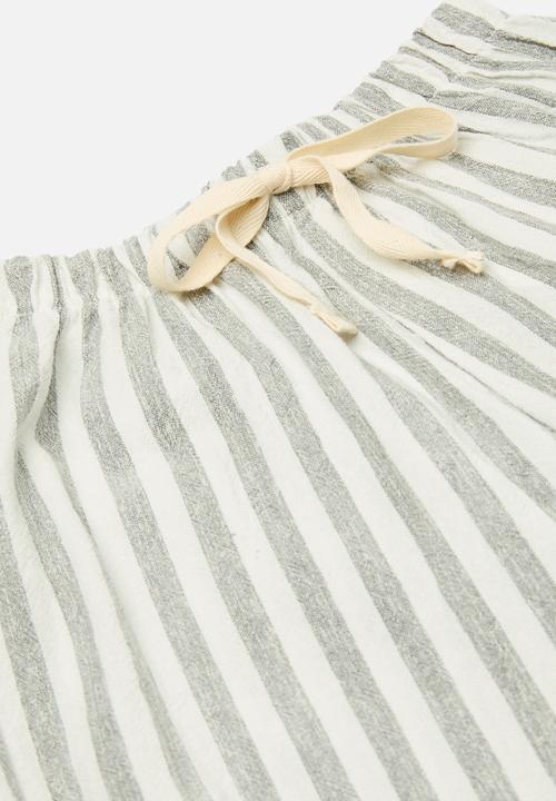 Pop Candy - Striped pants - black & white