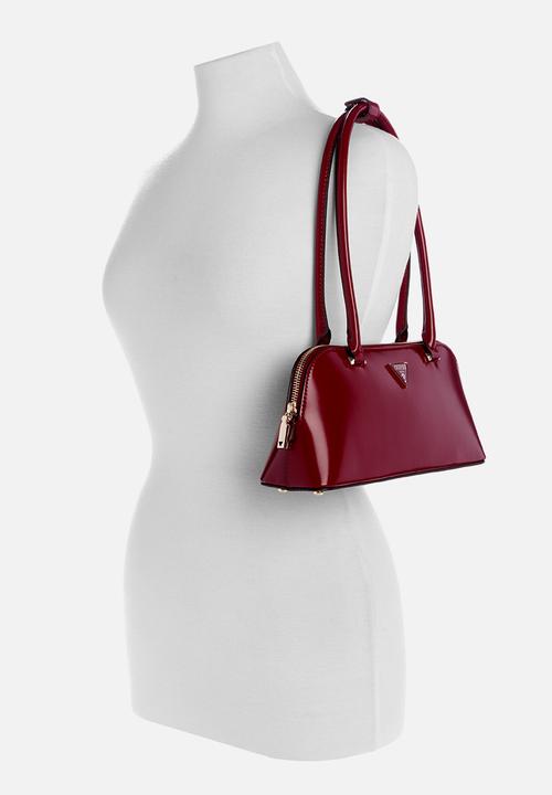 GUESS - Arnela shoulder satchel - red