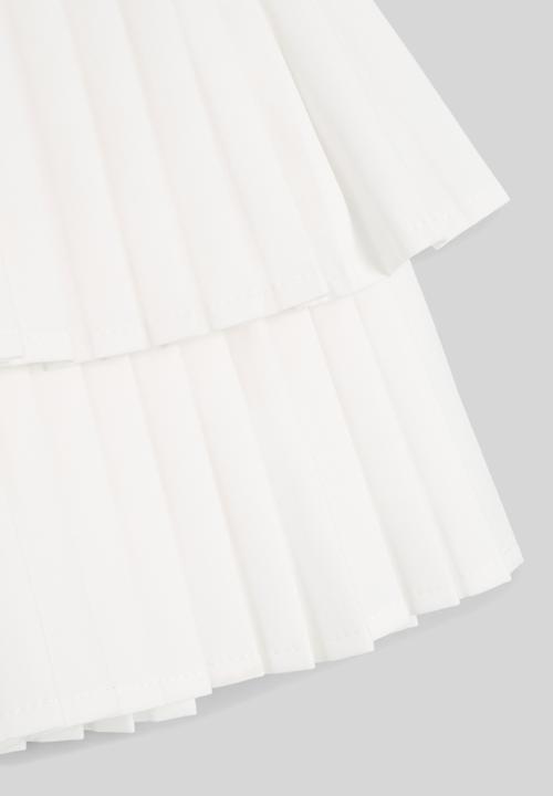 Pop Candy - Pleated skirt-white