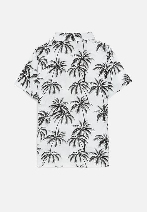 Pop Candy - Resort shirt - black & white