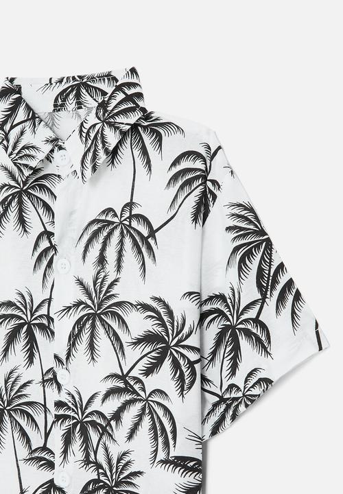 Pop Candy - Resort shirt - black & white