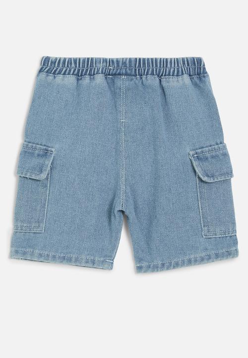 Pop Candy - Utility shorts - light blue