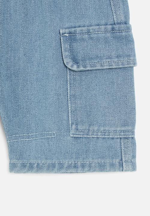 Pop Candy - Utility shorts - light blue