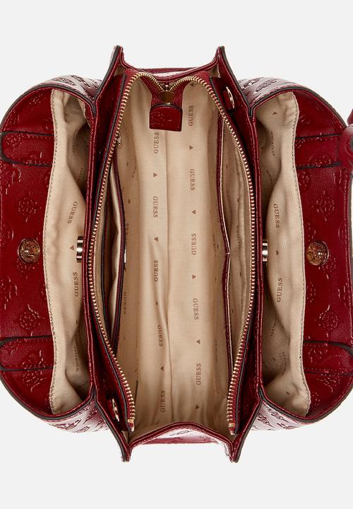 GUESS - Gerty girlfriend satchel - claret