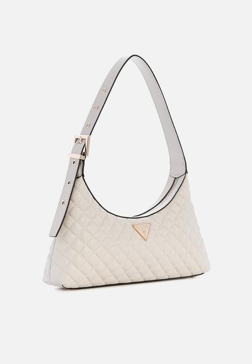 GUESS - Eco rianee shoulder bag - stone