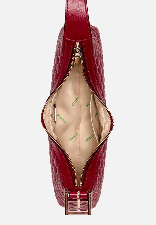 GUESS - Eco rianee shoulder bag - claret