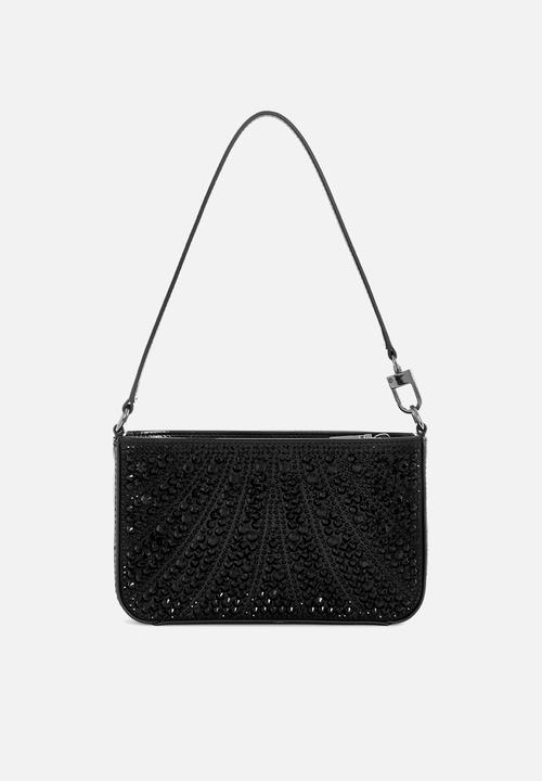 GUESS - Beauvoir mini top zip shoulder bag - black