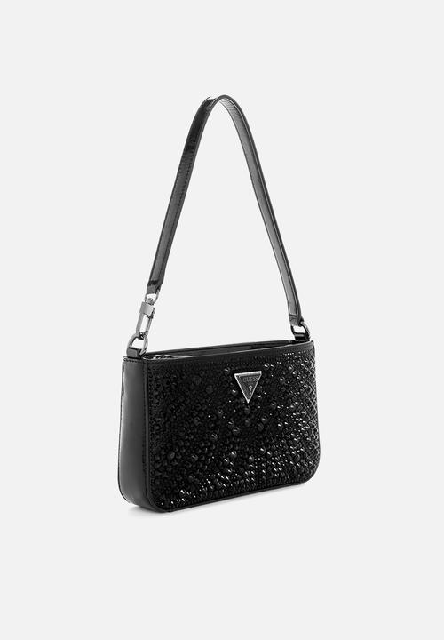 GUESS - Beauvoir mini top zip shoulder bag - black