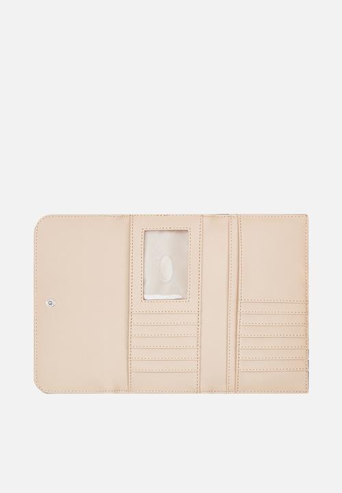 GUESS - Abbas slim clutch - merlot