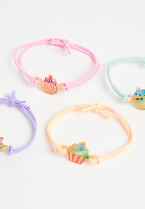 Pop Candy - 4 piece bracelet set - multi