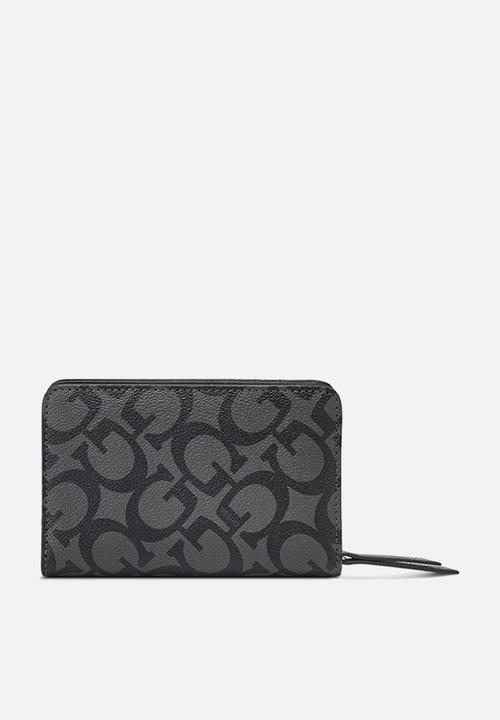 GUESS - Abbas french wallet - coal