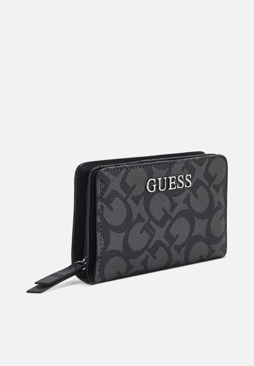 GUESS - Abbas french wallet - coal