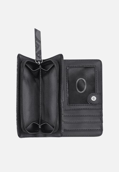 GUESS - Abbas french wallet - coal