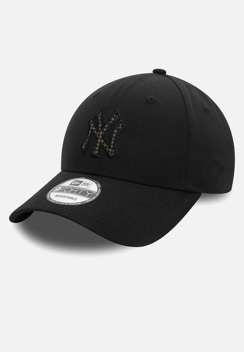 New Era - Check Infill 9Forty® New York Yankees - Black-Black