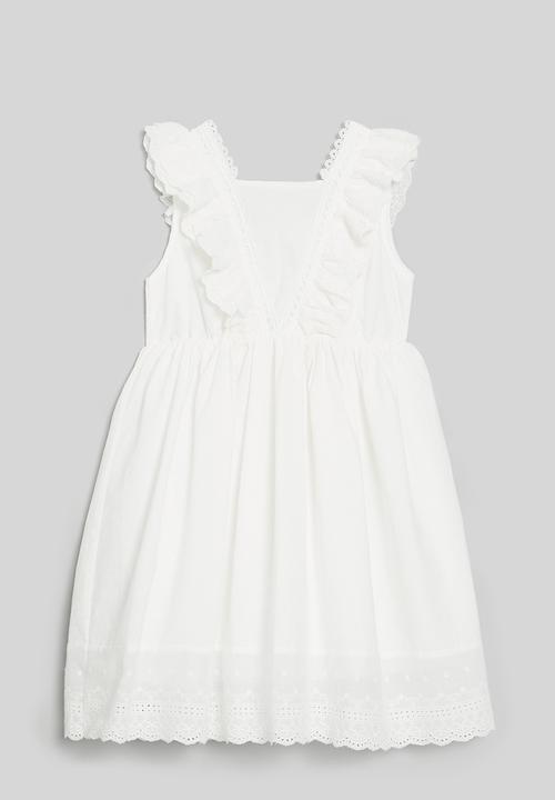 Pop Candy - Anglaise dress - white