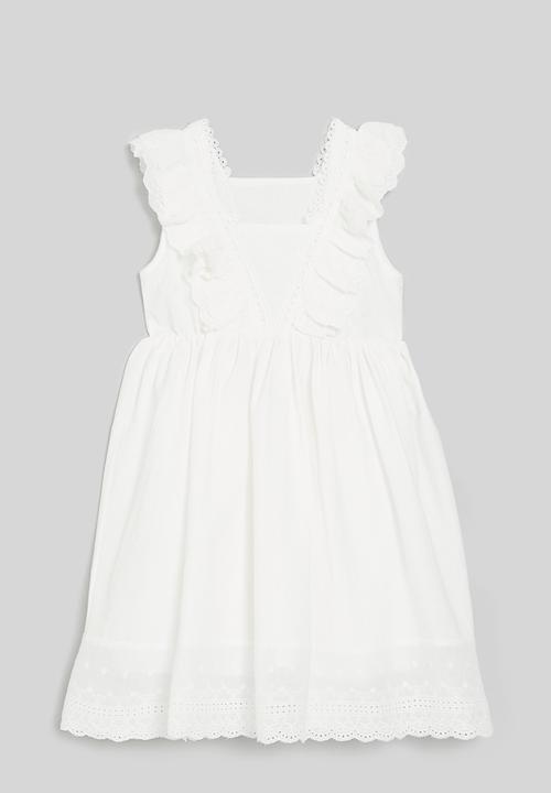 Pop Candy - Anglaise dress - white