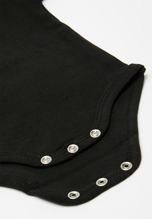 Pop Candy - Collared romper - black