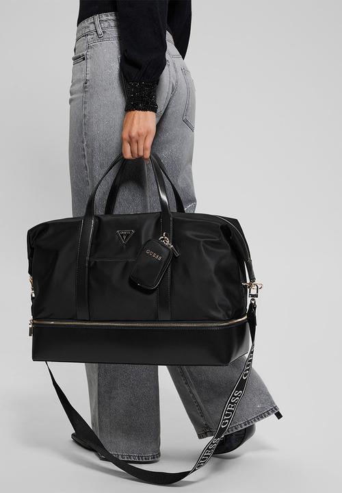 GUESS - G Wave zip bottom duffel - black
