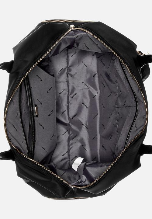 GUESS - G Wave zip bottom duffel - black