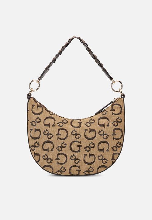 GUESS - Monica mini shoulder bag - brown