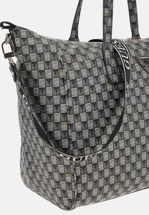 GUESS - G Wave carryon large tote - black logo 