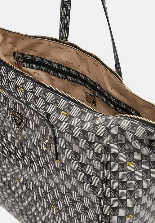 GUESS - G Wave carryon large tote - black logo 