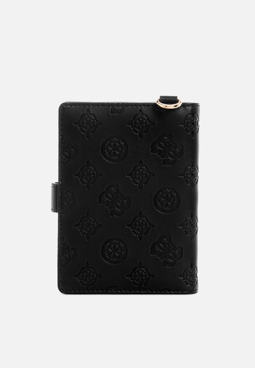 GUESS - Wilder BXD Luggage Tag & Passport Case - Black