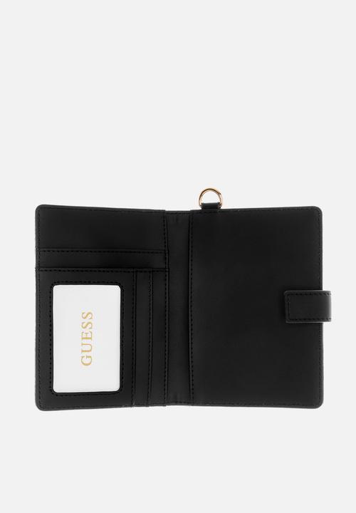 GUESS - Wilder BXD Luggage Tag & Passport Case - Black