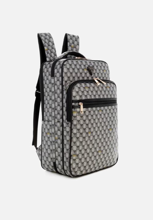 GUESS - G Wave Zip Around Travel Backpack - Black Logo